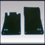 Alfombrillas Mercedes SLK R170 ribete azul y emblema